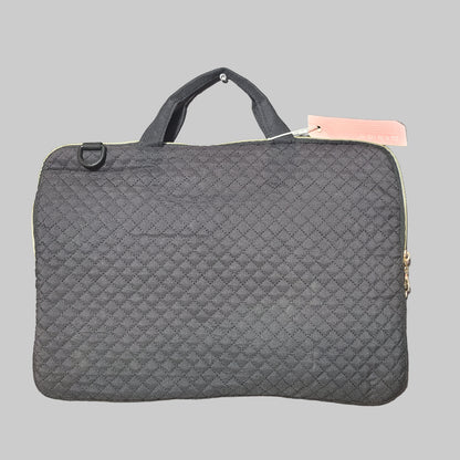 Bagsmart 15.5" Black Quilted Laptop Bag w/ Cross Body Strap - NEW