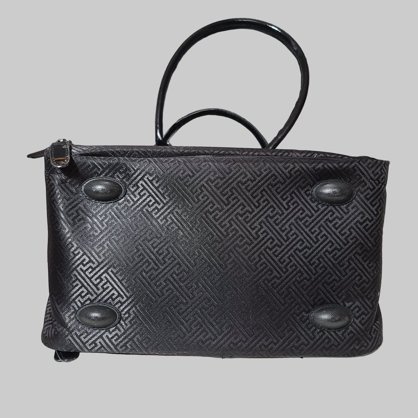 Caboodles Black Fabric Makeup Cosmetic Travel Bag - USED