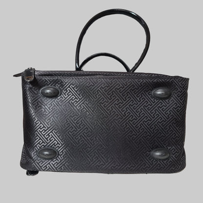 Caboodles Black Fabric Makeup Cosmetic Travel Bag - USED