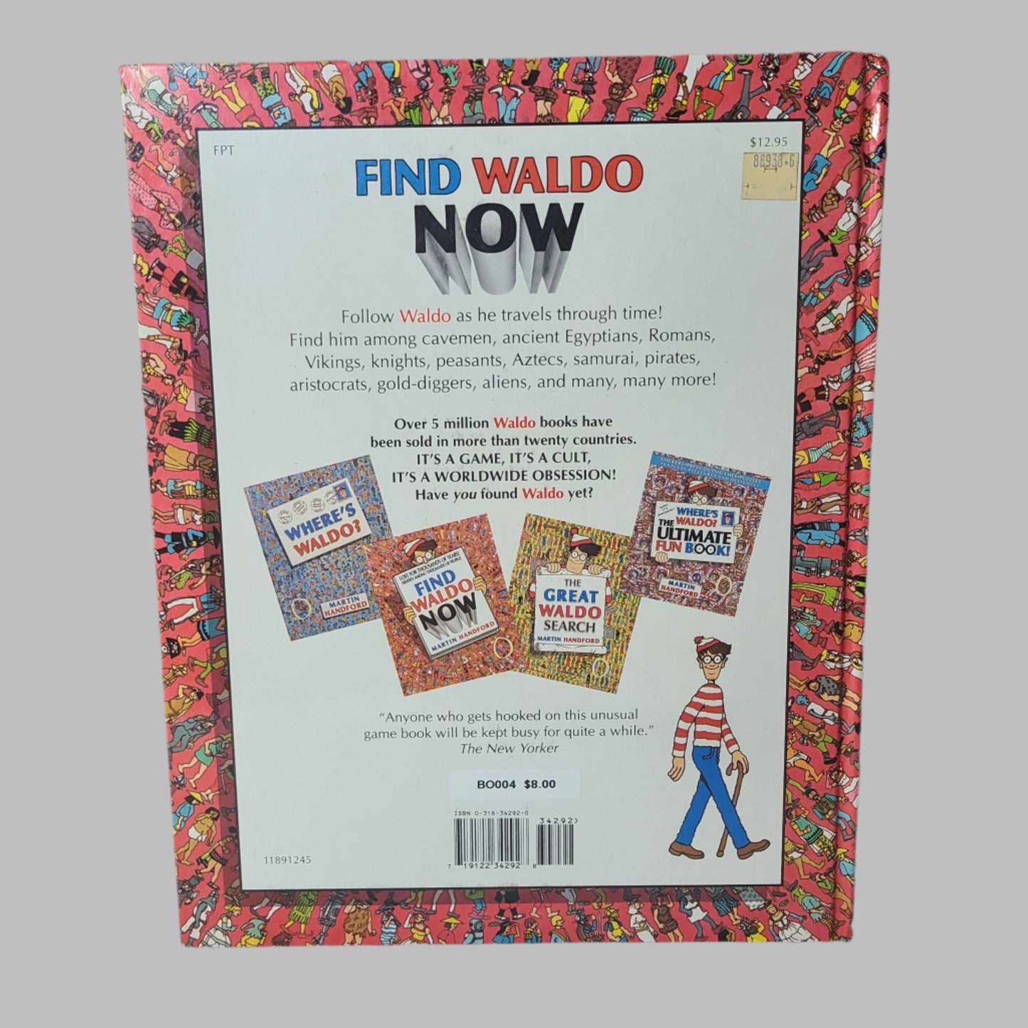 HC Find Waldo Now by Martin Handford - Copyright 1988 - FIRST EDITION - USED