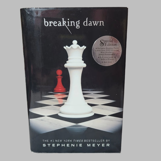 HC Twilight Breaking Dawn Special Edition by Stephenie Meyer w/ CD - Exclusive Breaking Dawn Concert Series DVD - USED