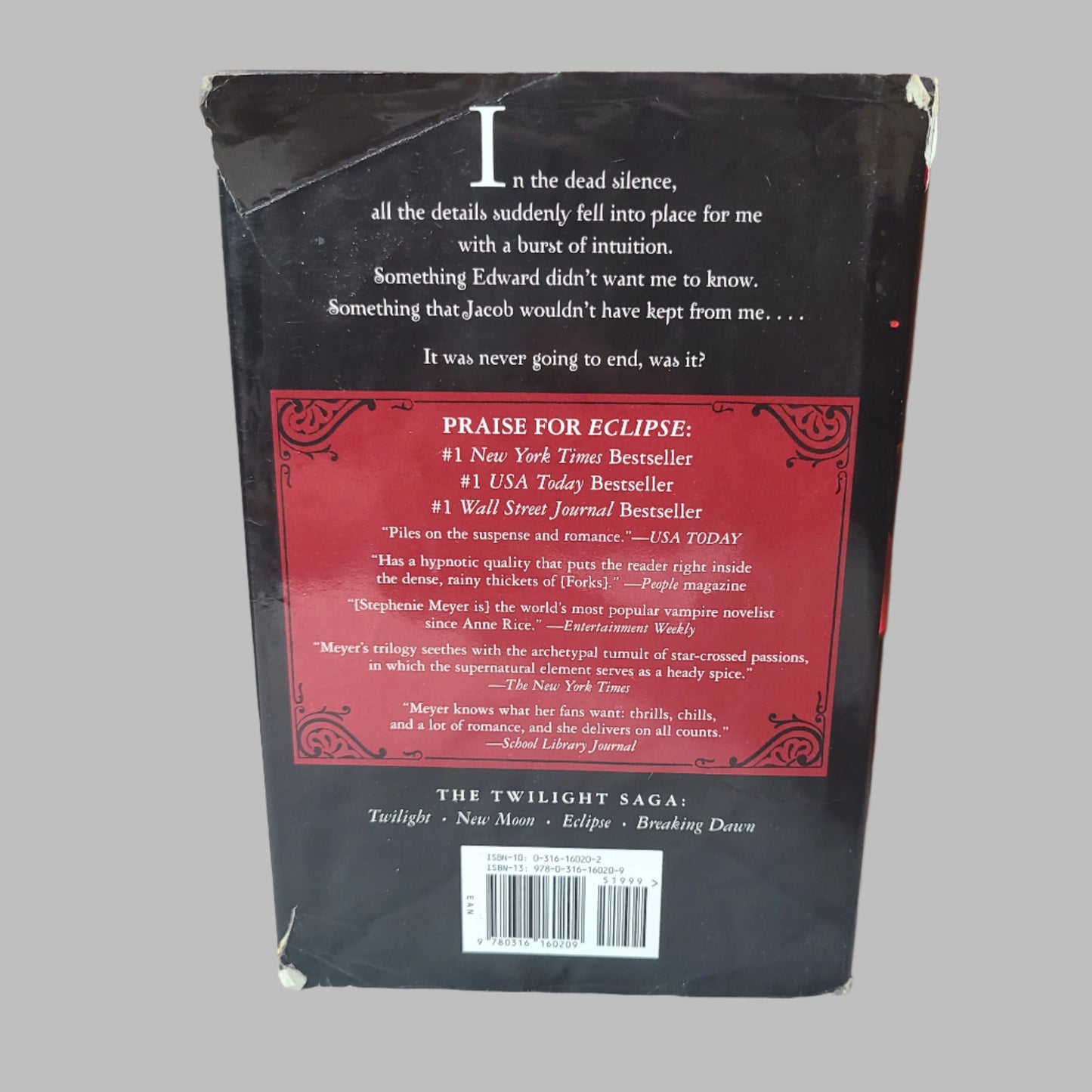 HC Twilight Eclipse by Stephenie Meyer - Copyright 2007 - USED