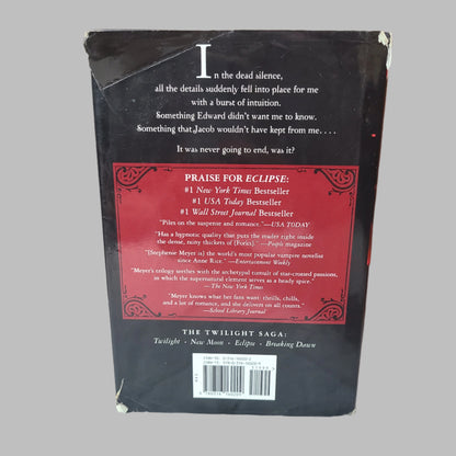 HC Twilight Eclipse by Stephenie Meyer - Copyright 2007 - USED