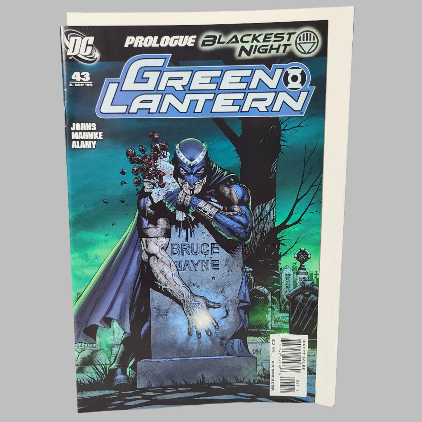 DC Blackest Night Prologue Tale of the Black Lantern Comic by Geoff Johns - September '09 - LIKE NEW