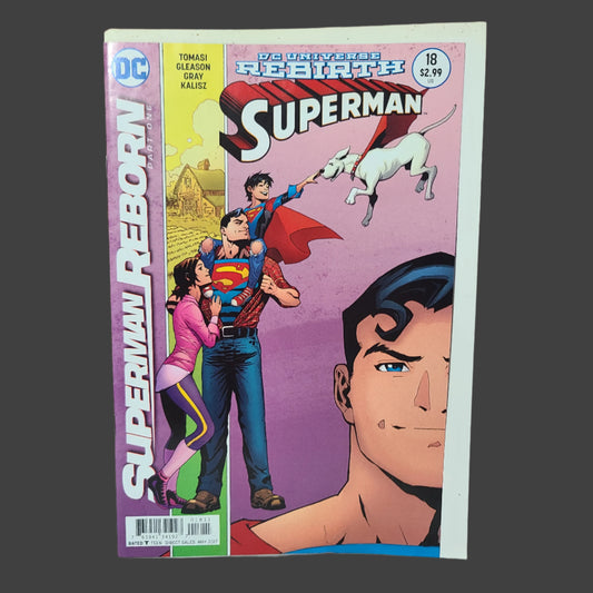 DC Comics Superman: Reborn Part I - Tomasi Gleason Gray Kalisz - May 2017 - LIKE NEW