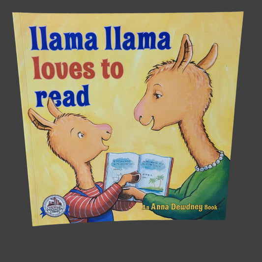 SC Llama Llama Loves to Read by Anna Dewdney - Copyright 2018 - LIKE NEW