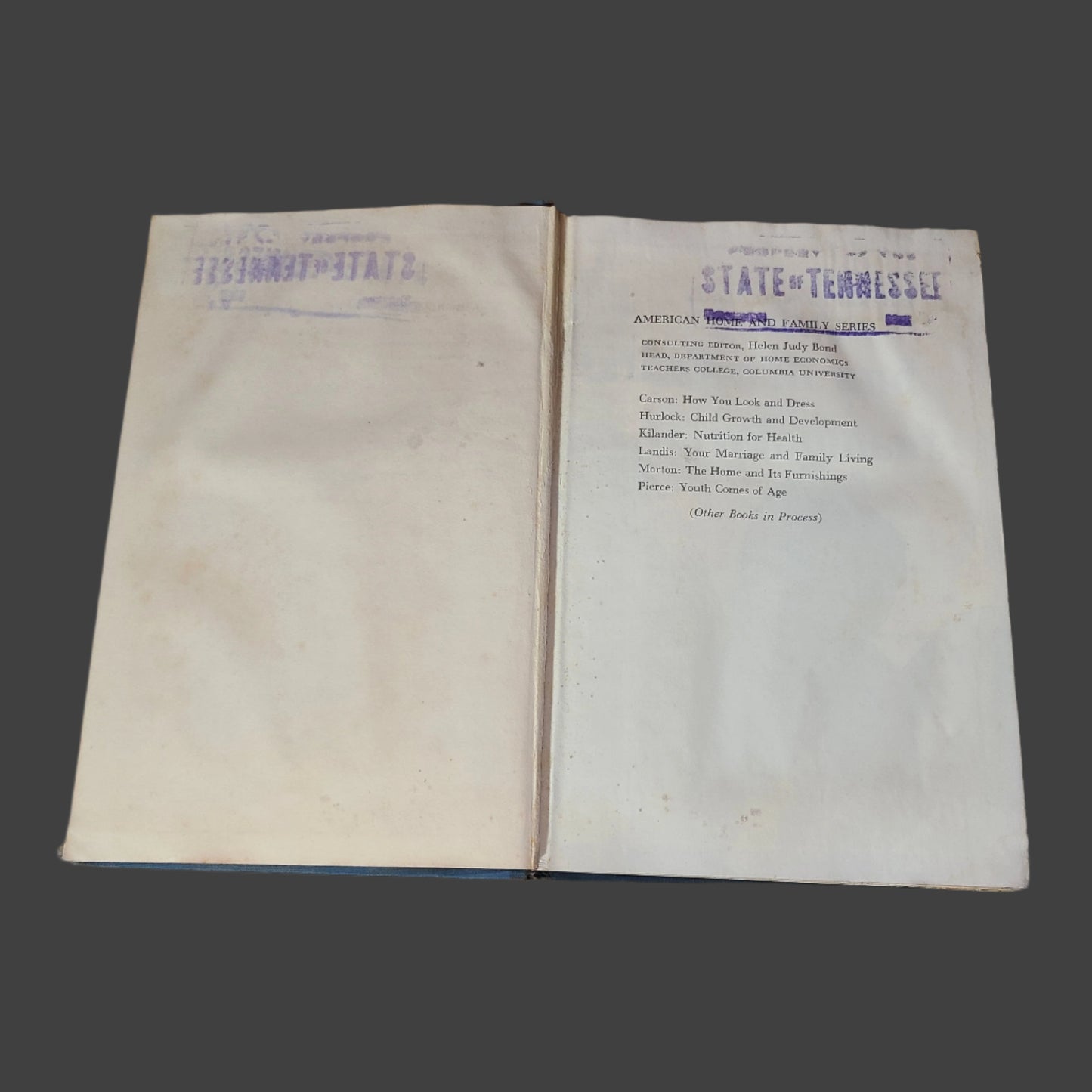 HC VTG Child Growth and Development Second Edition by Elizabeth B. Hurlock - Copyright 1956 - USED