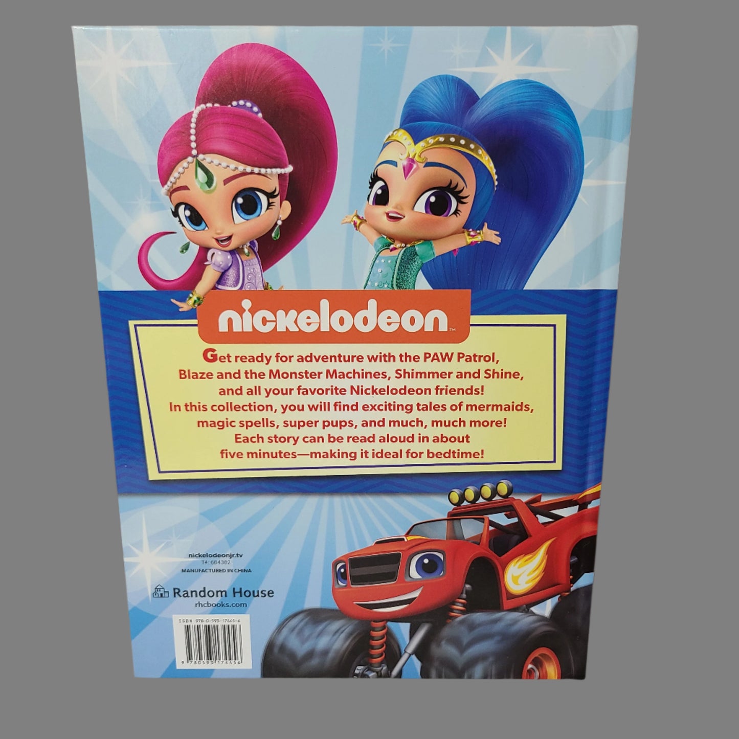 HC Nickelodeon 5-Minute Stories - Copyright 2019 - LIKE NEW