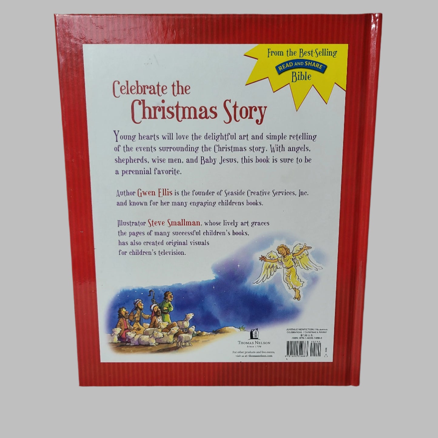 HC The Story of Christmas - Retold by Gwen Ellis - Copyright 2009 - USED