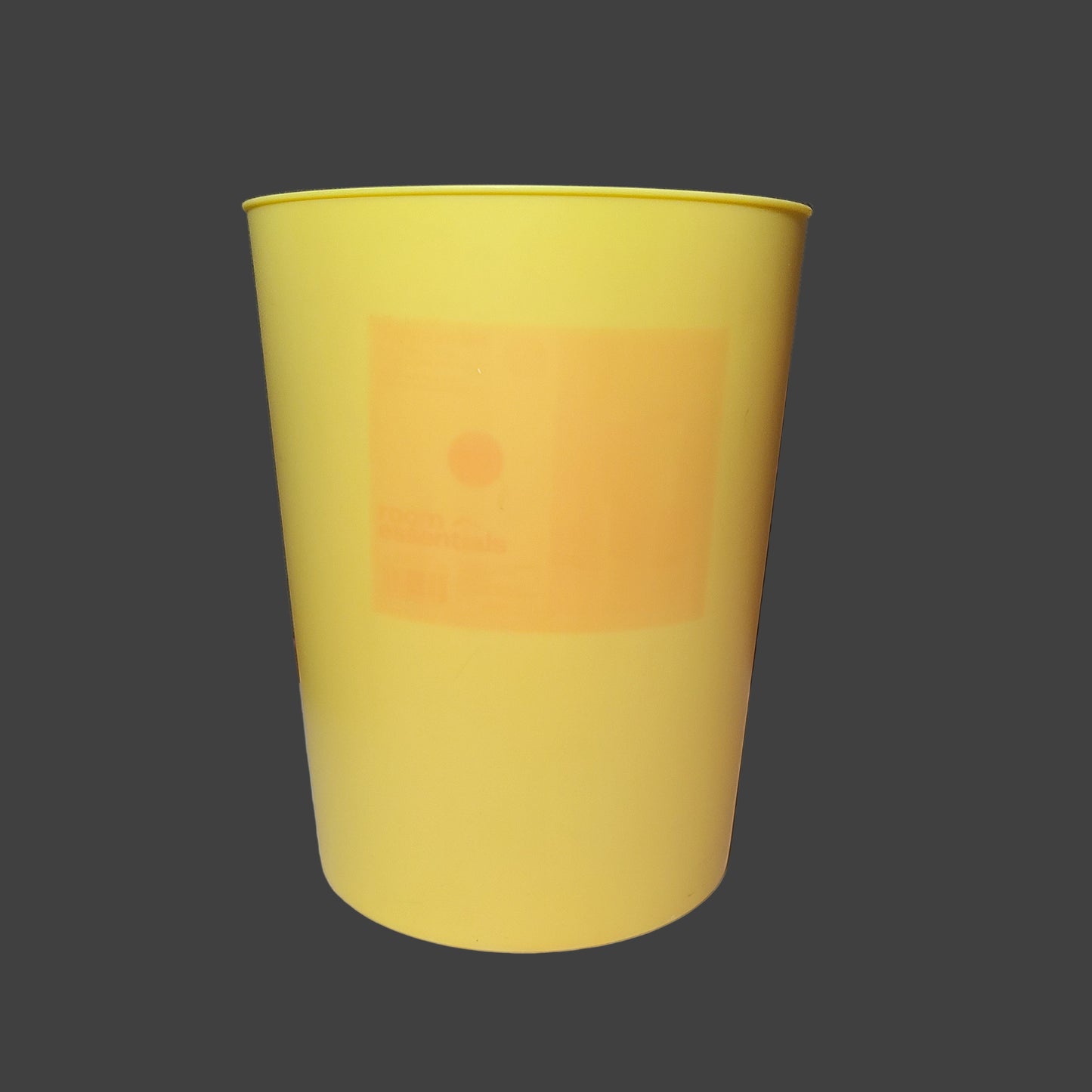 Room Essentials Yellow Bathroom Waste Basket - USED