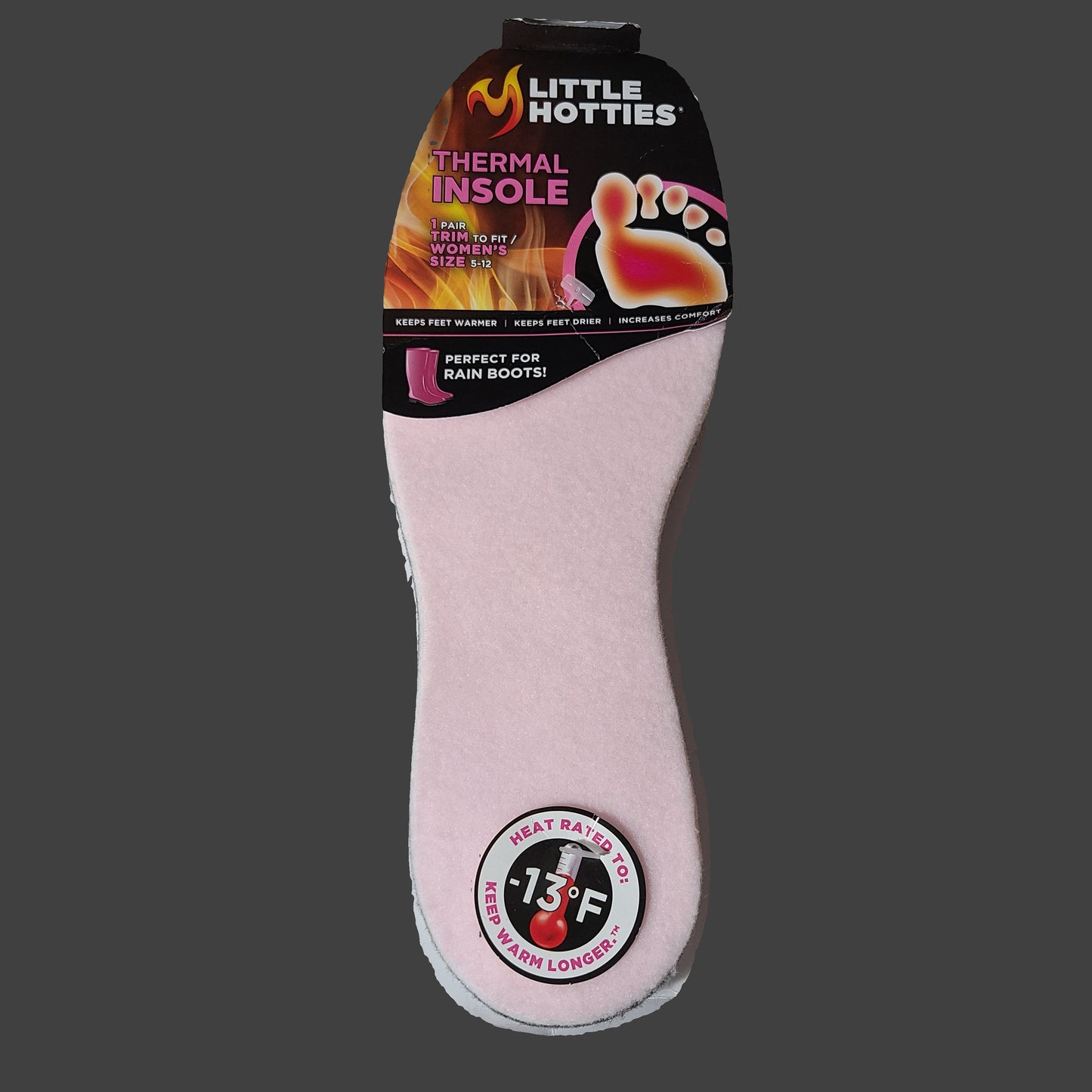 Little Hotties Thermal Insole - Women's Size 5-12 - NEW