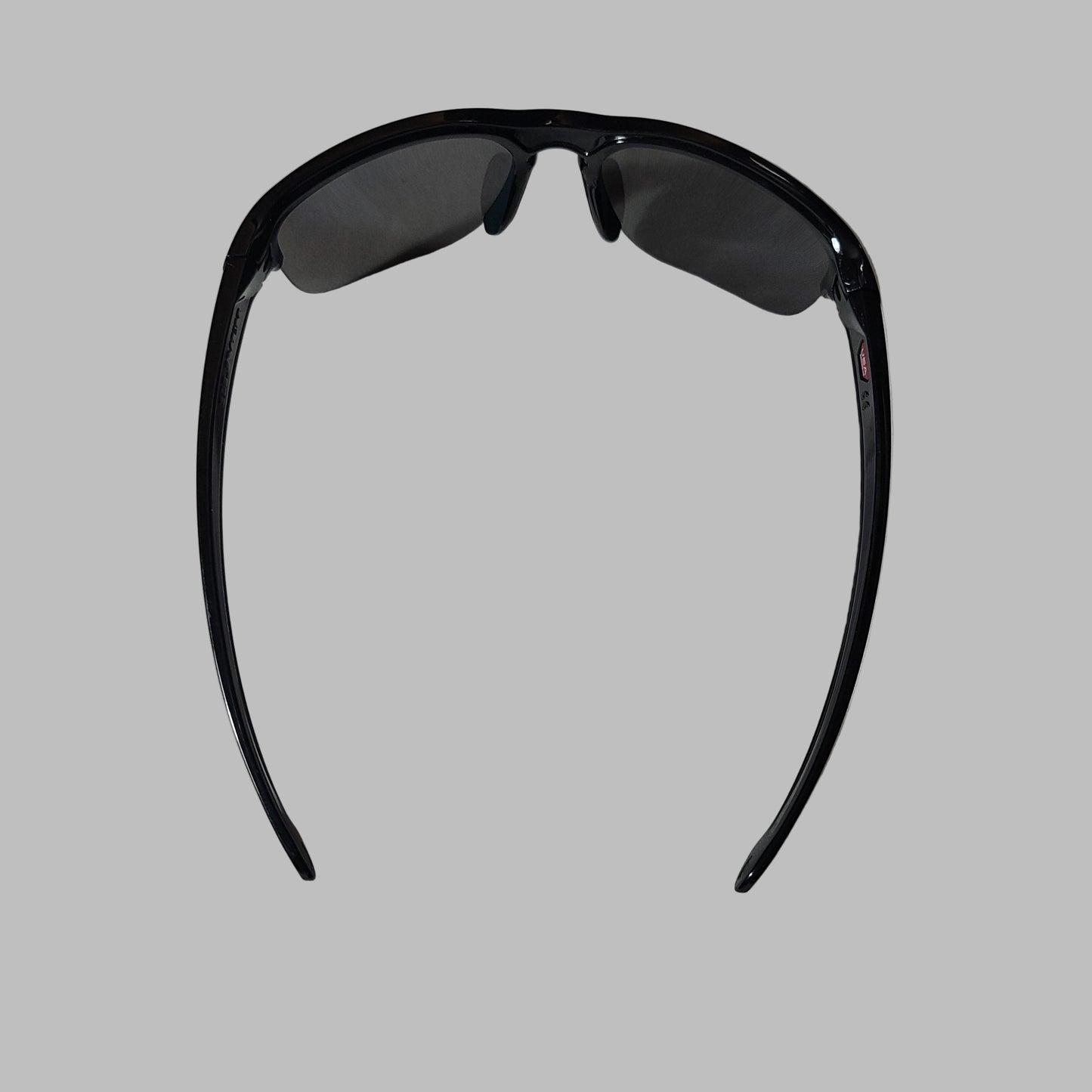 Oakley OO9413-0465 Polished Black Sliver Edge Sunglasses w/ Prizm Black Polarized Lenses - USED