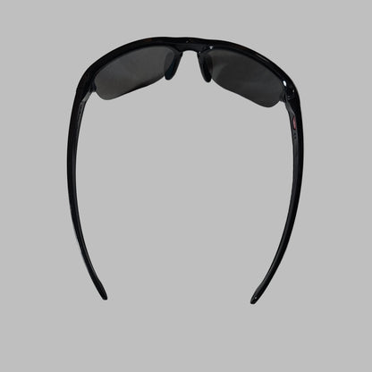 Oakley OO9413-0465 Polished Black Sliver Edge Sunglasses w/ Prizm Black Polarized Lenses - USED