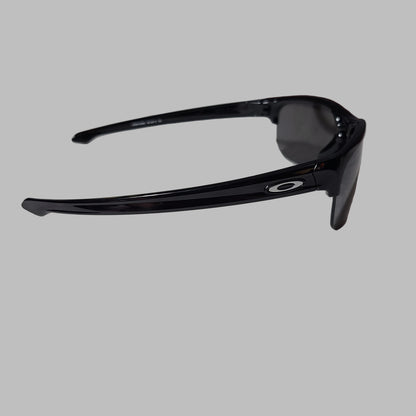 Oakley OO9413-0465 Polished Black Sliver Edge Sunglasses w/ Prizm Black Polarized Lenses - USED