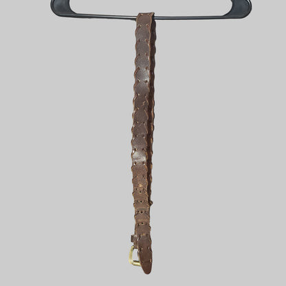 Unbranded Brown Leather Belt - USED