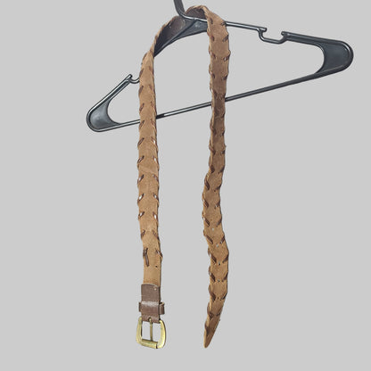 Unbranded Brown Leather Belt - USED