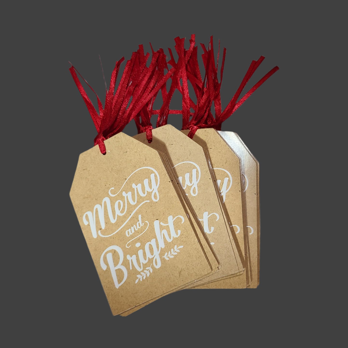 27CT Merry and Bright Gift Tags - LIKE NEW