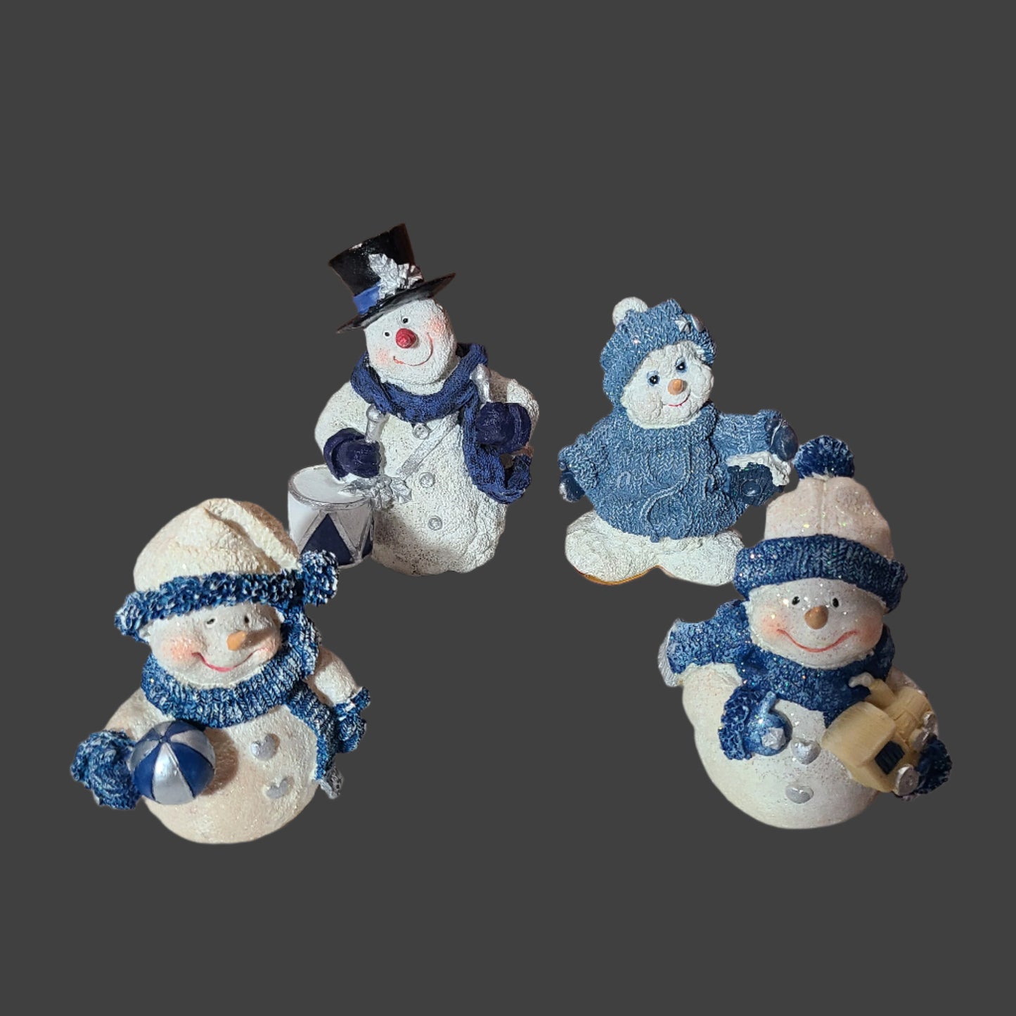 Set of 4 K's Collection Snowmen - USED