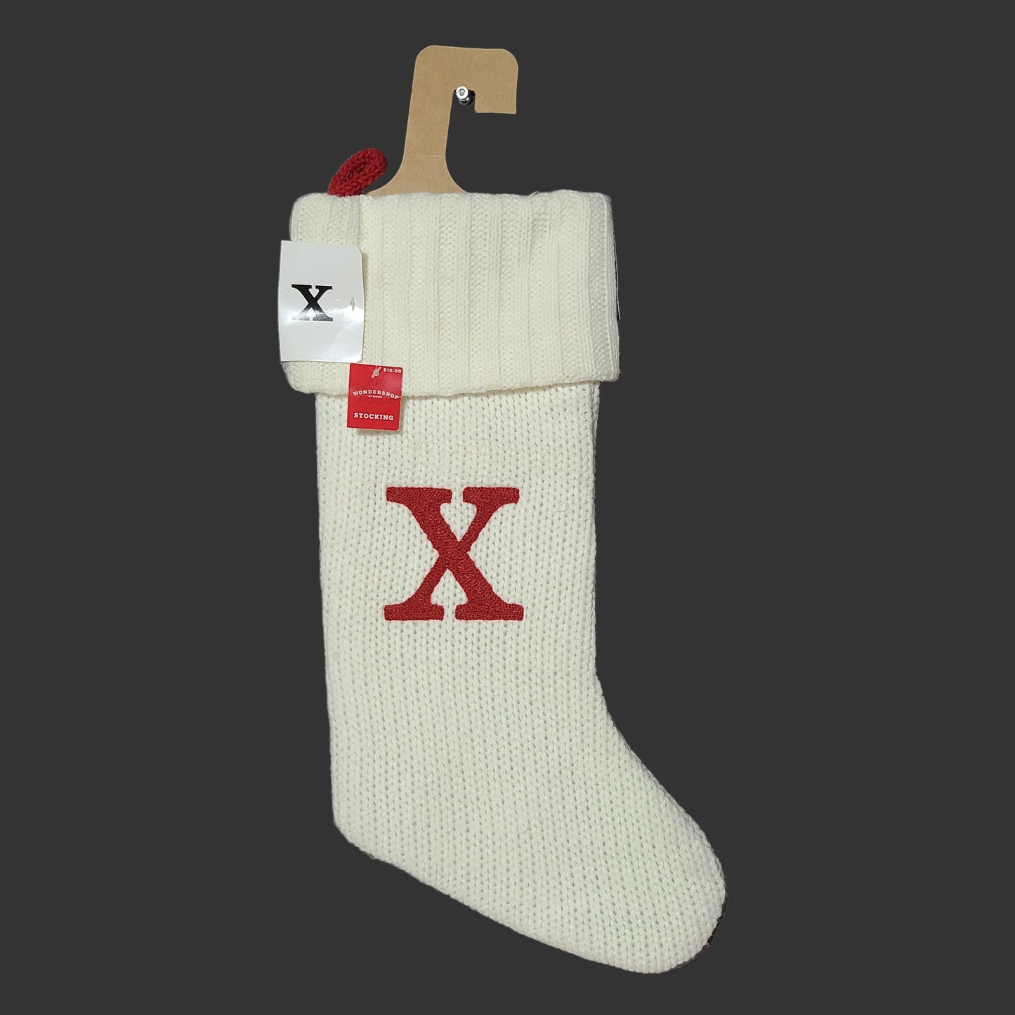 Wondershop Letter Stockings - NEW