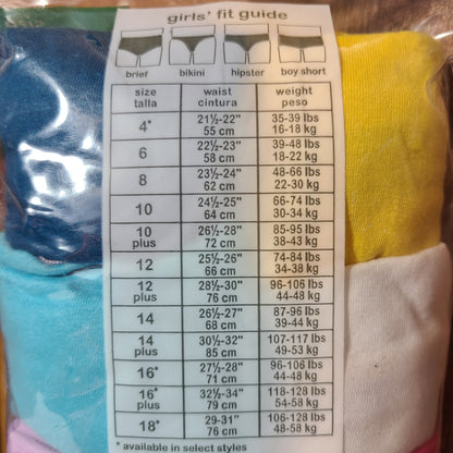 10 Wonder Nation Girls' Briefs - Size 10 - NEW