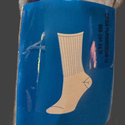 Fruit of the Loom 10 Pair Crew Socks - Small 6-10.5 - NEW