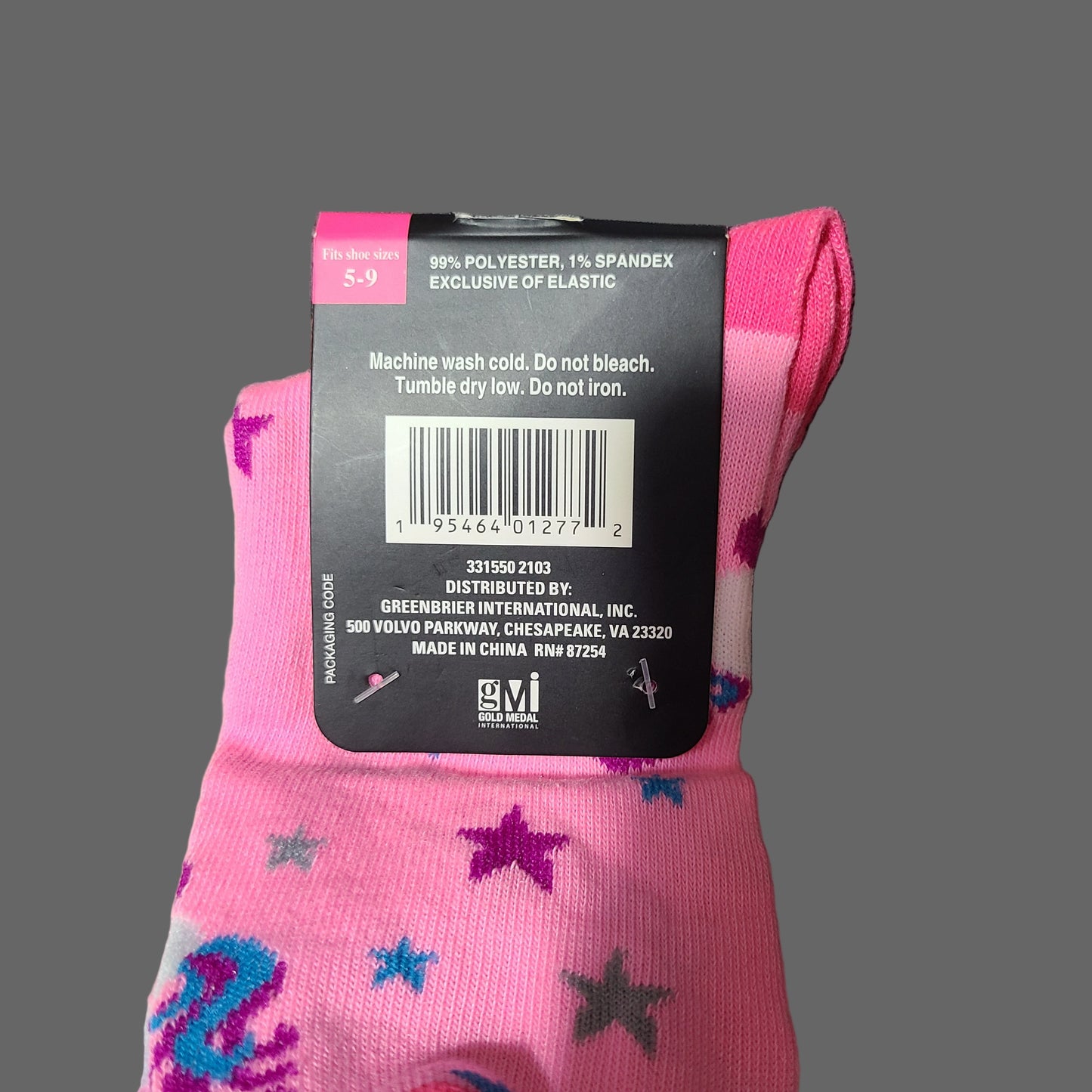 Beverly Hills Polo Club Knee High Unicorn Socks - 1 Pair - Size 5-9 - NEW