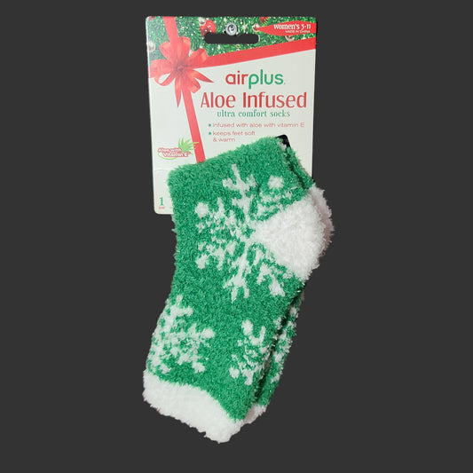 AirPlus Aloe Infused Ultra Comfort Socks - Women's 5-11 - NEW
