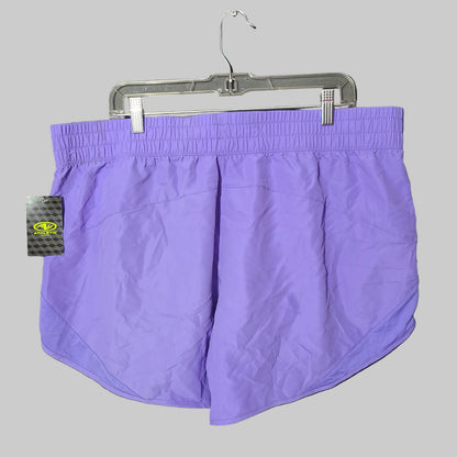 Athletic Works Women's XXL Purple Running Shorts - NEW