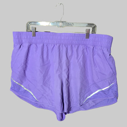 Athletic Works Women's XXL Purple Running Shorts - NEW