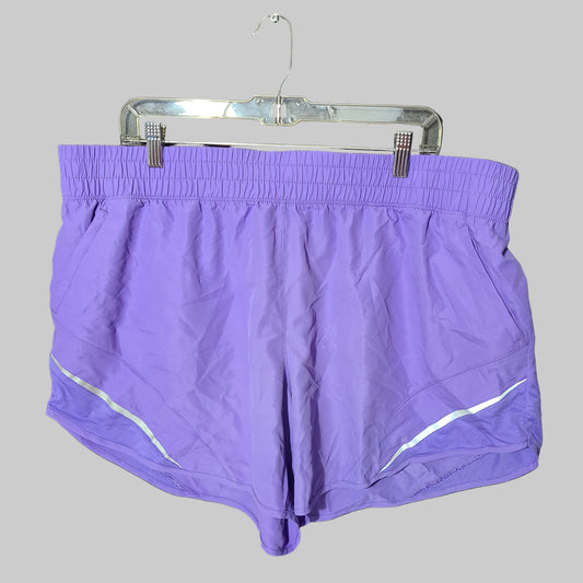 Athletic Works Women's XXL Purple Running Shorts - NEW