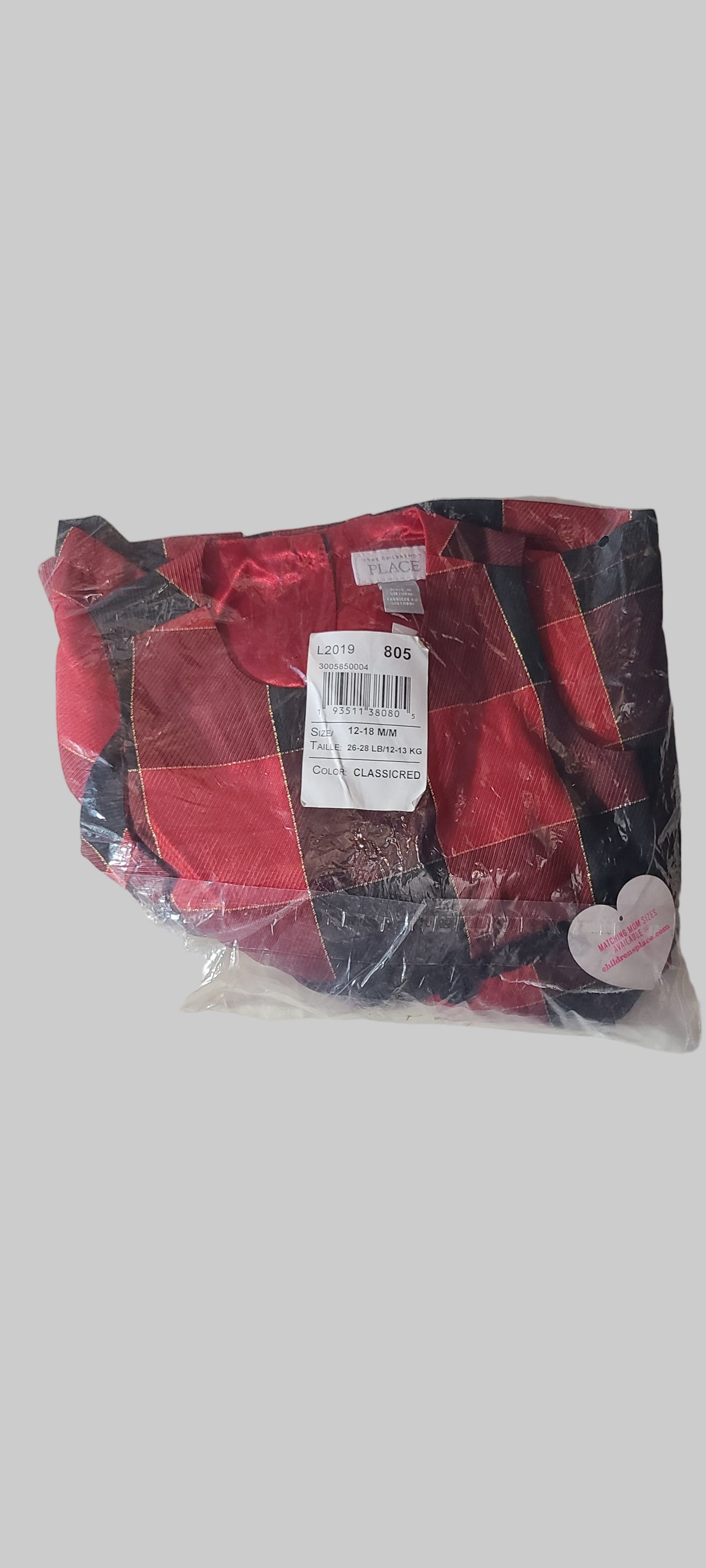 12-18M The Children's Place Classic Red Mom & Me Dress - NEW