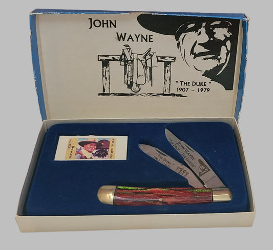 John Wayne Collector Series "The Duke" Pocketknife - Box has Wear/Tear - NEW