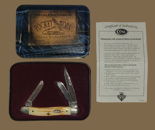 W.R. Case & Sons Handyman Club Limited Edition Pocketknife w/ COA - LIKE NEW