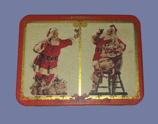 Coca-Cola Nostalgia Playing Cards in Collectible Tin – 1994 - USED
