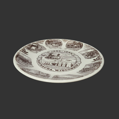 VTG 1885-1985 Kaukauna Wisconsin Centennial Plate - USED