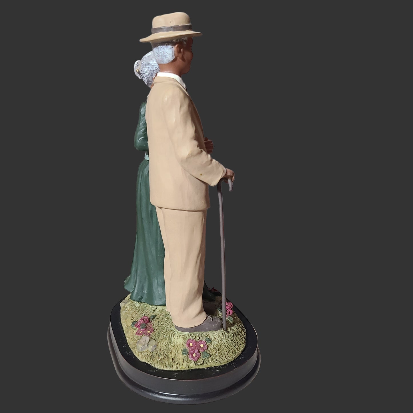 Ebony Treasures by UTI African American In Love Couple Figurine - USED