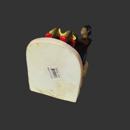 VTG Rare Ebony Visions Praise African American Beautician Figurine - USED