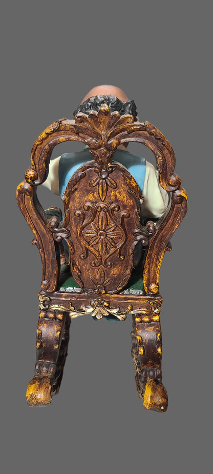 African American Grandma & Grandpa Rocking Chair Figurines - See Description - AS IS