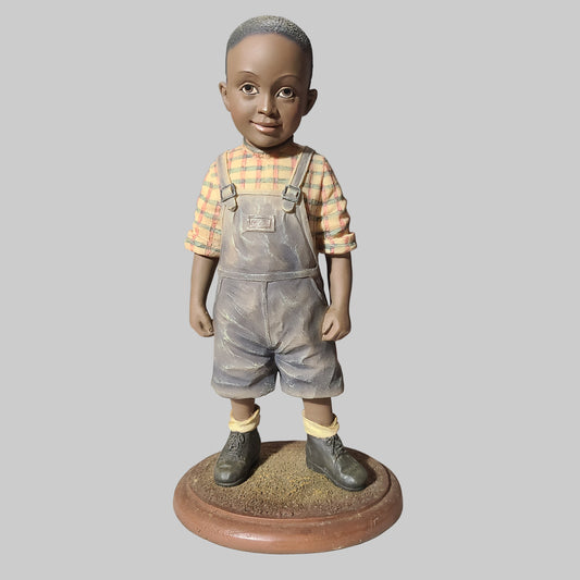 Retired Emma Jane's Babies "Eubie Just Stood There and Grinned" Figurine - USED