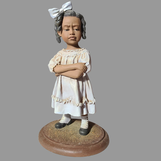 Retired Emma Jane's Babies "Cissie Didn't Want Her Picture Taken 'No Way, No How" Figurine - USED