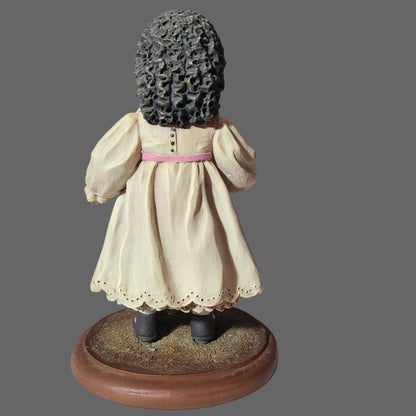 Retired Emma Jane's Babies "Chloe Gave Her Momma a Rose for Christmas" Figurine - USED