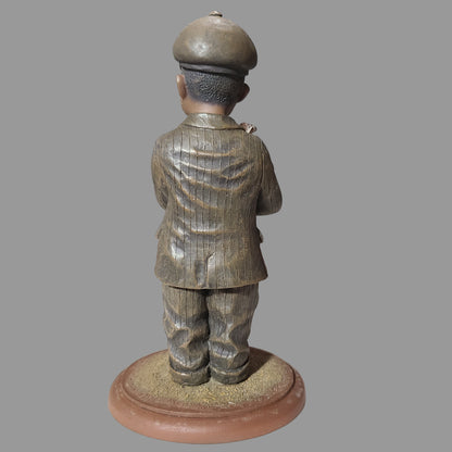 Retired Emma Jane's Babies "Booker Found the Lost Puppy Under the Old Barn" Figurine - USED