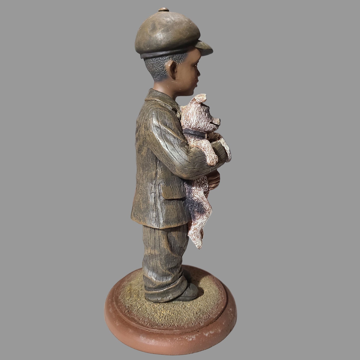 Retired Emma Jane's Babies "Booker Found the Lost Puppy Under the Old Barn" Figurine - USED