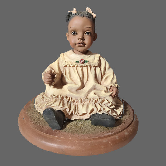 Retired Emma Jane's Babies "Baby Lexie Wore Her First 'Sunday Go to Meetin' Dress" Figurine - USED