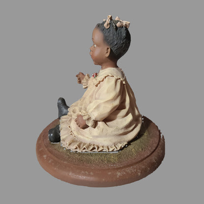 Retired Emma Jane's Babies "Baby Lexie Wore Her First 'Sunday Go to Meetin' Dress" Figurine - USED