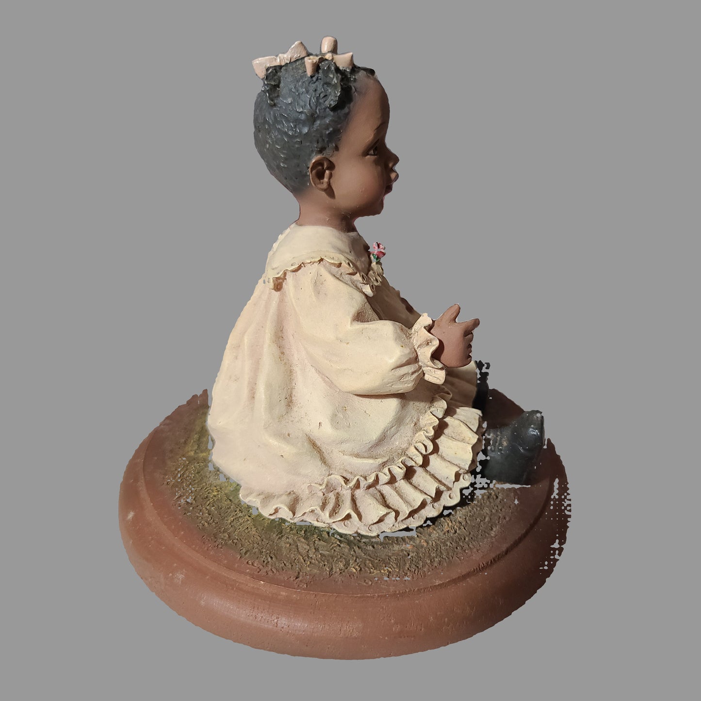 Retired Emma Jane's Babies "Baby Lexie Wore Her First 'Sunday Go to Meetin' Dress" Figurine - USED