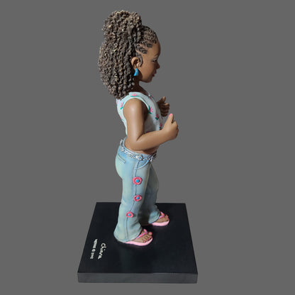 Retired Emma Jane's Babies Cool Kids Chiara Figurine - USED