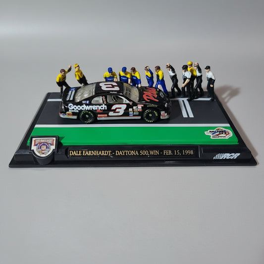 Dale Earnhardt's 1998 Daytona 500 Winner's Circle Diecast Model - Black #3 Goodwrench Chevrolet Monte Carlo - USED