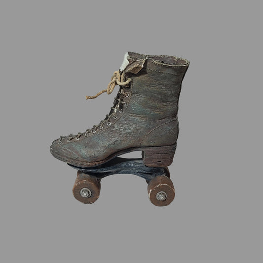 VTG Roller Skate Resin Figurine - Chip Above Laces - AS IS
