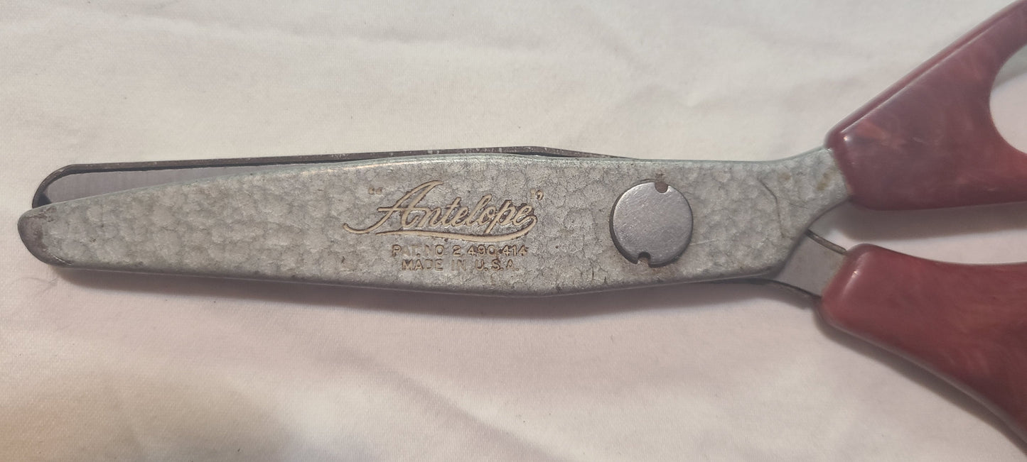Vintage 1950s Antelope Pinking Shears – 7 1/4" - USED